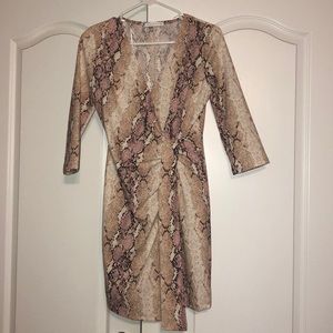 Karlie snakeskin print dress!!